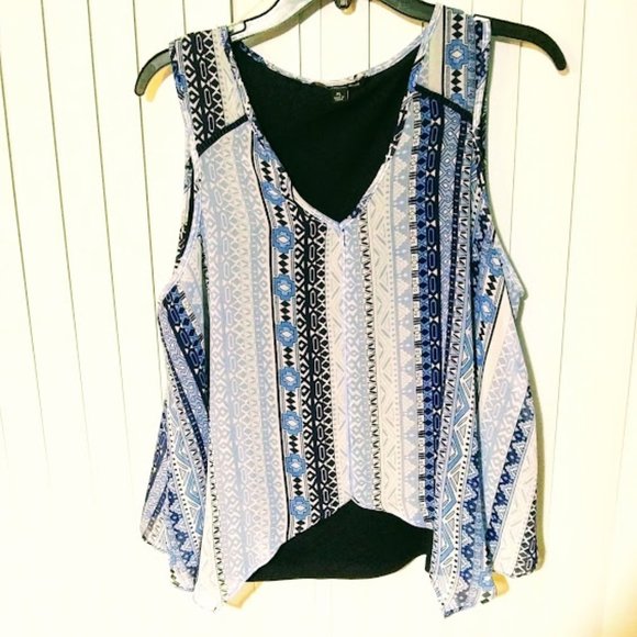 *ZAC & RACHEL*TANK TOP/SLEEVELESS TOP*WOMEN PL*SOUTHWEST/AZTEC DESIGN - Picture 2 of 7